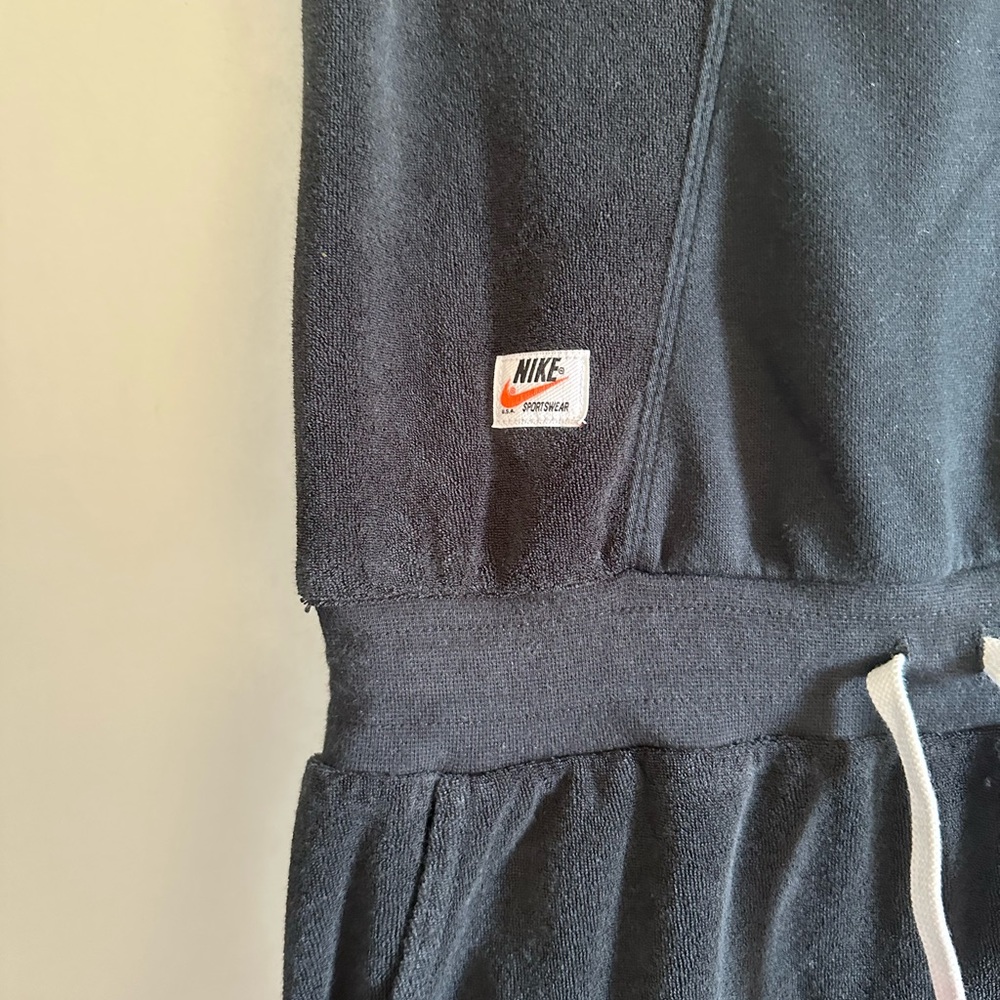 Nike NSW Heritage Girls’ Grade School French Terry Black Romper Size Large EUC - Picture 8 of 13